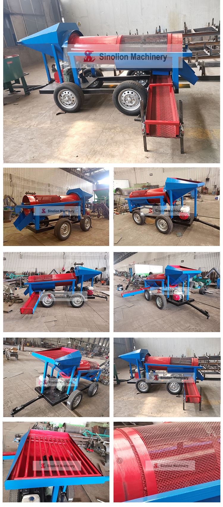 Gold Panning Trommel Screen for sale